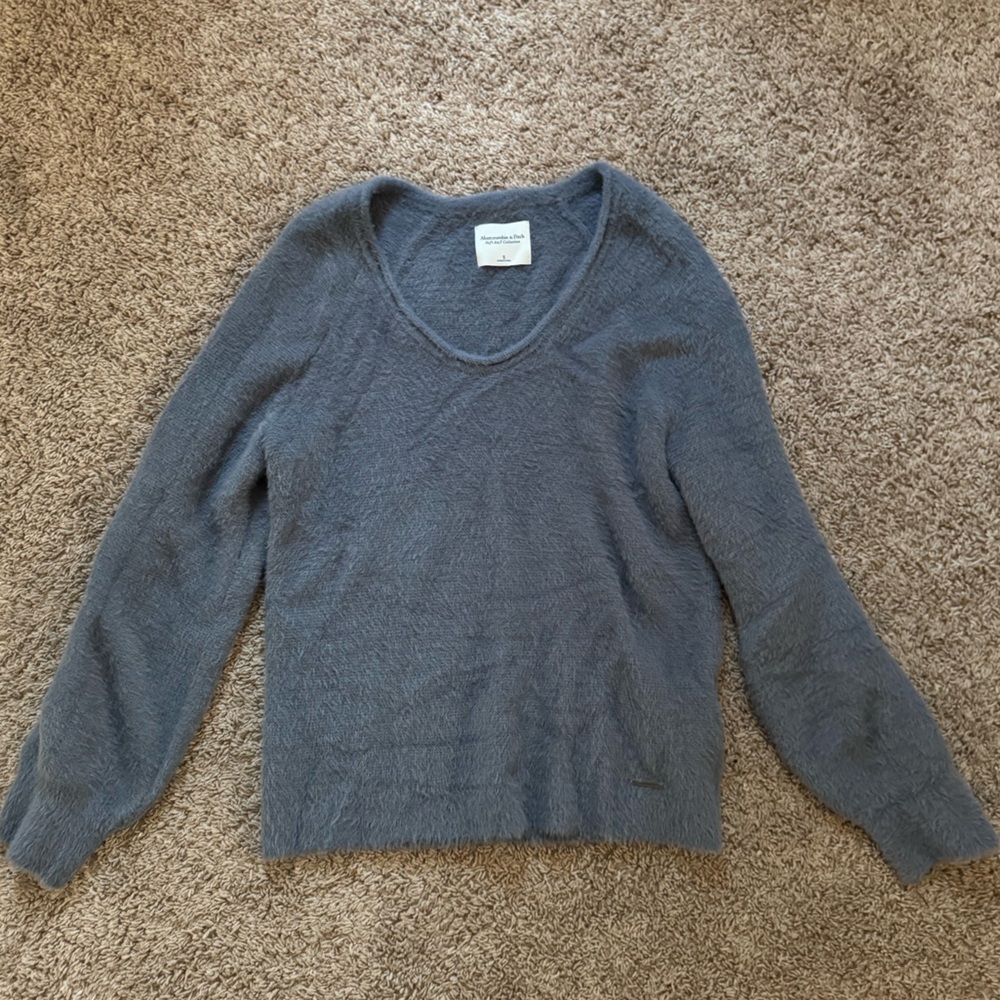 Abercrombie & Fitch | Blue Soft Sweater | A + F Collection Mohair